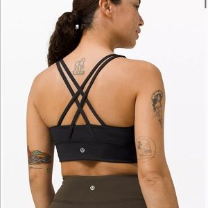 Lululemon Energy Bra Long Line Support Black size8